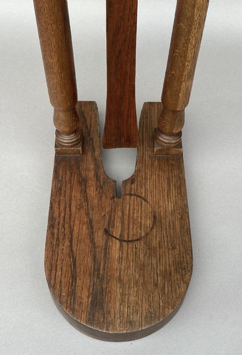 GEORGE IV OAK 'COUNTRY HOUSE' BOOT JACK - ADDITIONAL PHOTO 11
