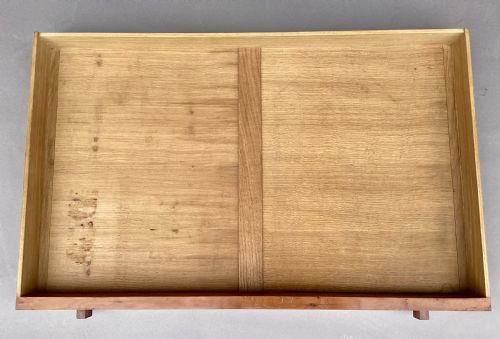 ARTS AND CRAFTS SOLID YEW WOOD CHEST OF DRAWERS IN THE MANNER OF EDWARD BARNSLEY - ADDITIONAL PHOTO 16