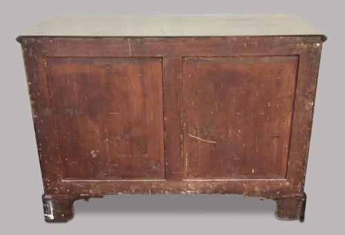 CHIPPENDALE GEORGE III 2DOOR MAHOGANY LOW PRESS CUPBOARD - ADDITIONAL PHOTO 19