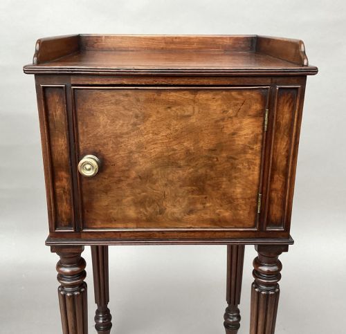 REGENCY GILLOWS MATCHED PAIR OF MAHOGANY BEDSIDE CABINETS CUPBOARDS - ADDITIONAL PHOTO 14