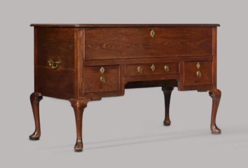 GEORGE II SOLID RED WALNUT SILVER CHEST - ADDITIONAL PHOTO 1