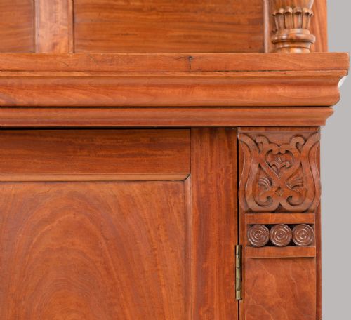 C19TH RARE ANGLO INDIAN SOLID SATINWOOD SIDE CABINET CHIFFONIER - ADDITIONAL PHOTO 3