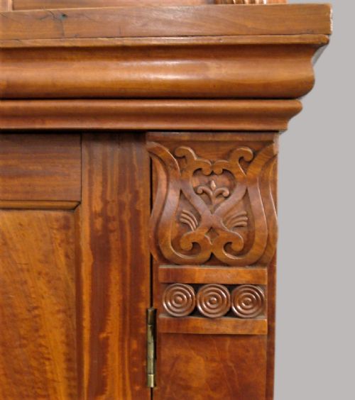 C19TH RARE ANGLO INDIAN SOLID SATINWOOD SIDE CABINET CHIFFONIER - ADDITIONAL PHOTO 12