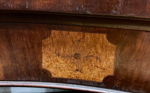 GEORGE III MAHOGANY SERPENTINE SIDE SERVING TABLE - ADDITIONAL PHOTO 6