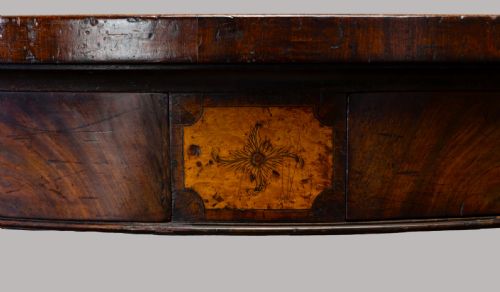 GEORGE III MAHOGANY SERPENTINE SIDE SERVING TABLE - ADDITIONAL PHOTO 9