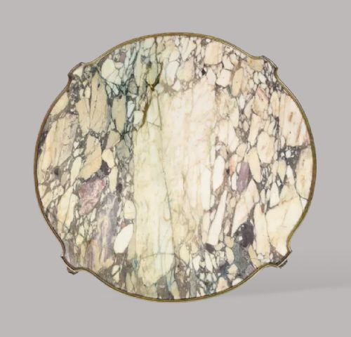 C19TH FRENCH KINGWOOD MARBLE TOP CENTRE TABLE - ADDITIONAL PHOTO 2