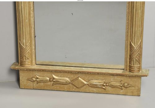 C19TH SWEDISH GILTWOOD WALL MIRROR IN THE NEOCLASSICAL MANNER - ADDITIONAL PHOTO 2