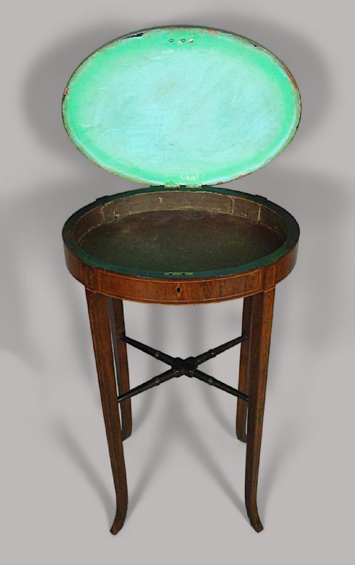 GEORGE III TROMPE L'OEIL AND ROSEWOOD OCCASIONAL TABLE - ADDITIONAL PHOTO 4
