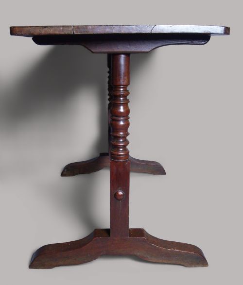 C19TH MAHOGANY CENTRE TABLE TAVERN TABLE - ADDITIONAL PHOTO 3