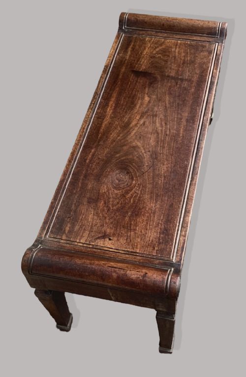 REGENCY MAHOGANY HALL BENCH SEAT ATTRIBUTED TO MARSH AND TATHAM - ADDITIONAL PHOTO 2