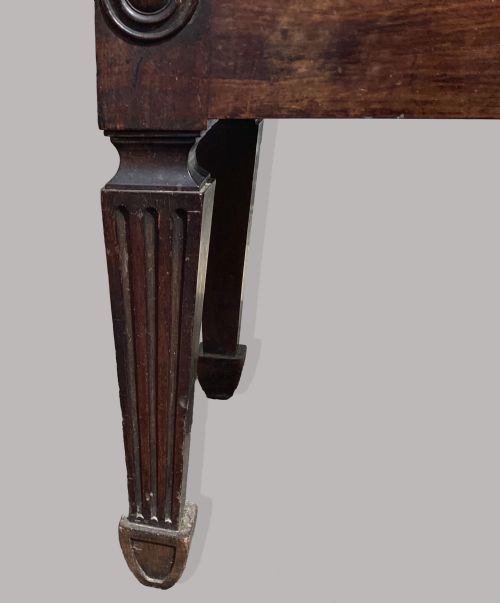 REGENCY MAHOGANY HALL BENCH SEAT ATTRIBUTED TO MARSH AND TATHAM - ADDITIONAL PHOTO 5
