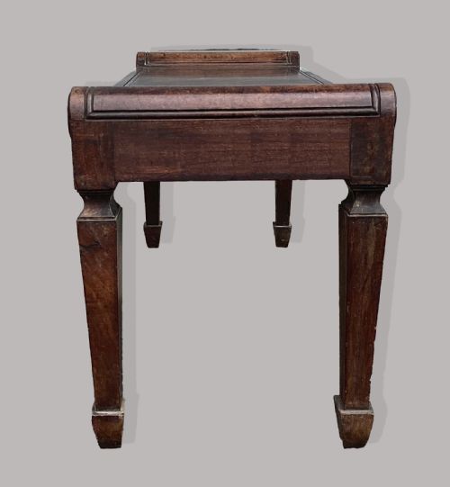 REGENCY MAHOGANY HALL BENCH SEAT ATTRIBUTED TO MARSH AND TATHAM - ADDITIONAL PHOTO 6
