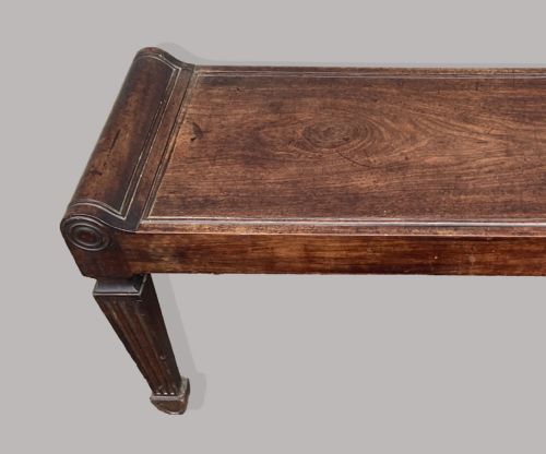 REGENCY MAHOGANY HALL BENCH SEAT ATTRIBUTED TO MARSH AND TATHAM - ADDITIONAL PHOTO 13