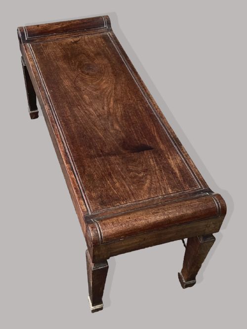 REGENCY MAHOGANY HALL BENCH SEAT ATTRIBUTED TO MARSH AND TATHAM - ADDITIONAL PHOTO 15