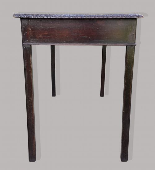 GEORGE III MAHOGANY CHIPPENDALE PERIOD SERVING SIDE TABLE - ADDITIONAL PHOTO 5
