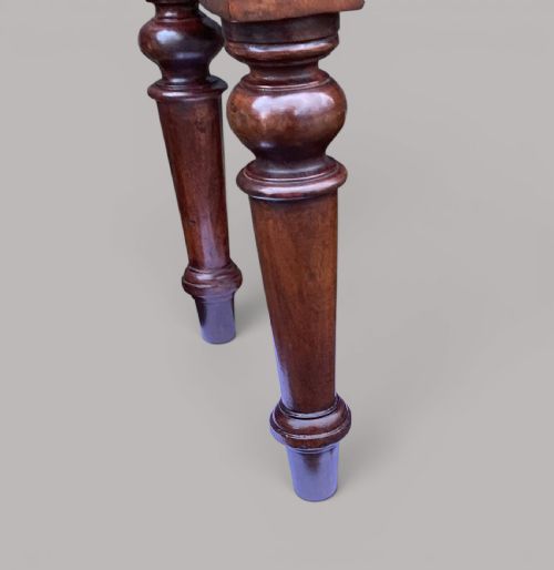 REGENCY MAHOGANY HALL BENCH WINDOW SEAT 6FT WIDE - ADDITIONAL PHOTO 9