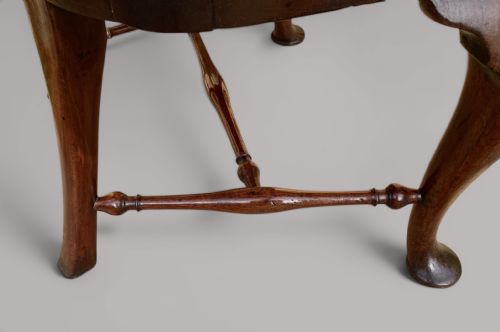 GEORGE II MAHOGANY WINDSOR TYPE ARMCHAIR - ADDITIONAL PHOTO 17