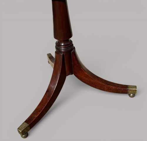 GEORGE III VERY UNUSUAL MAHOGANY TRIPOD OCCASIONAL TABLE - ADDITIONAL PHOTO 4