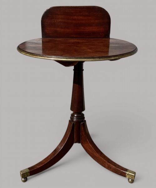 GEORGE III VERY UNUSUAL MAHOGANY TRIPOD OCCASIONAL TABLE - ADDITIONAL PHOTO 5