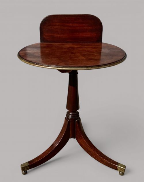 GEORGE III VERY UNUSUAL MAHOGANY TRIPOD OCCASIONAL TABLE - ADDITIONAL PHOTO 6