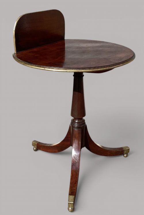 GEORGE III VERY UNUSUAL MAHOGANY TRIPOD OCCASIONAL TABLE - ADDITIONAL PHOTO 8