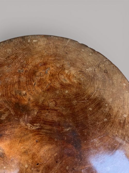 GEORGIAN PRIMITIVE SOLID WALNUT CIRCULAR TABLE - ADDITIONAL PHOTO 6