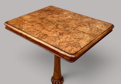 REGENCY BURR OAK TRIPOD OCCASIONAL TABLE LAMP TABLE - ADDITIONAL PHOTO 7