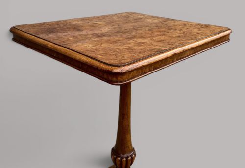 REGENCY BURR OAK TRIPOD OCCASIONAL TABLE LAMP TABLE - ADDITIONAL PHOTO 17