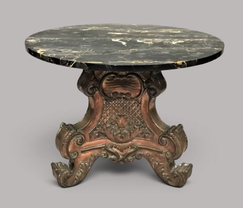 Italian Copper and Marble Low Centre Table / Coffee Table; B Battioli, Varese