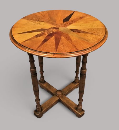 C19th New Zealand Specimen Wood Table in the Manner of Anton Seuffert / William Norrie
