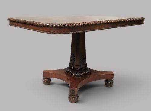 Regency Mahogany Centre Table / Breakfast Table in the Neo Classical Manner