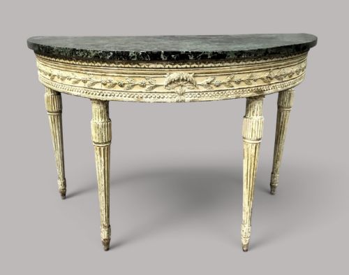 Important C18th Italian Painted Neo Classical Console Table