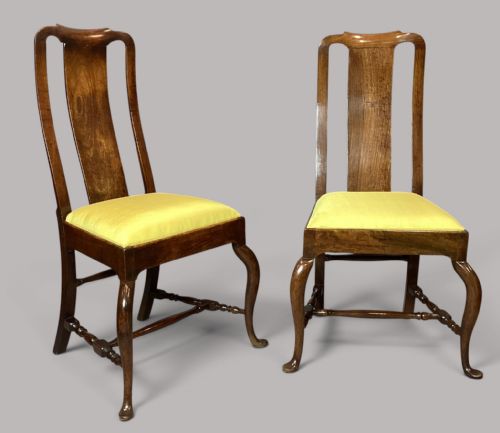 C18th Pair of Chinese Huanghuali Side Chairs