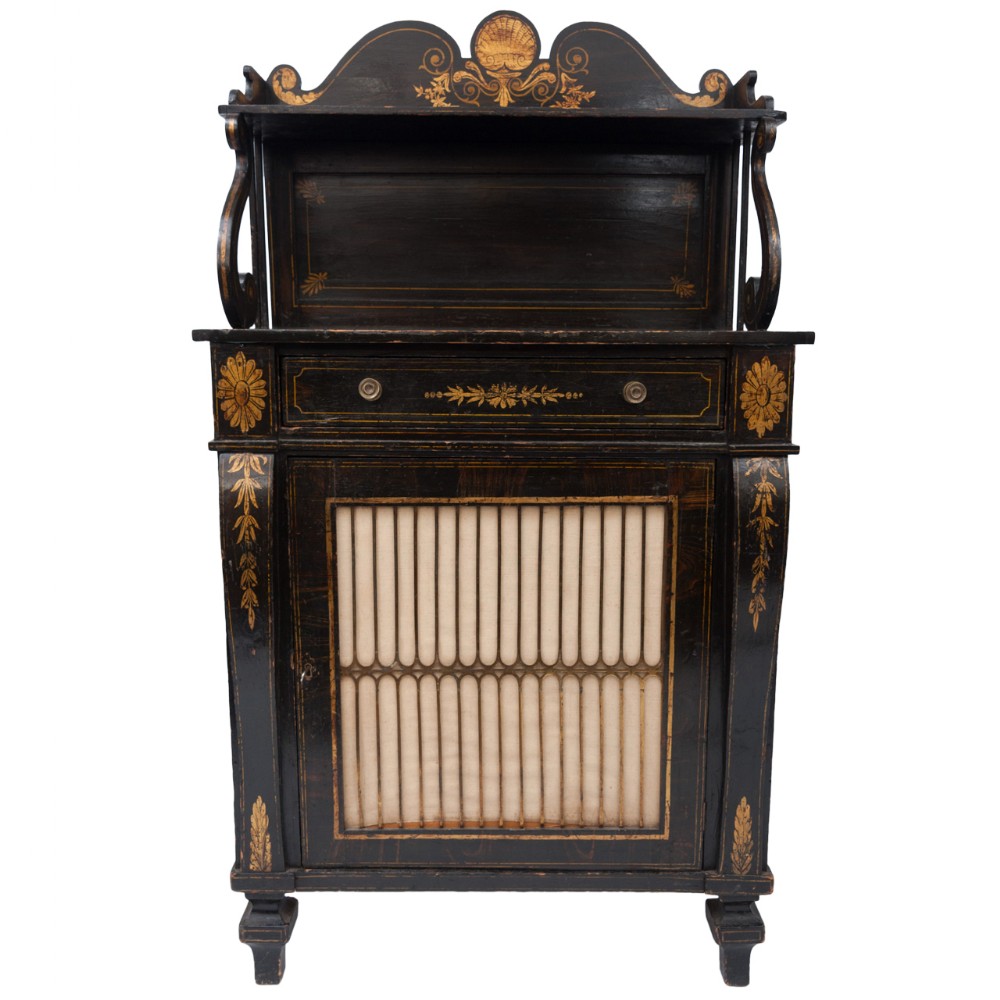 Regency painted chiffoneer