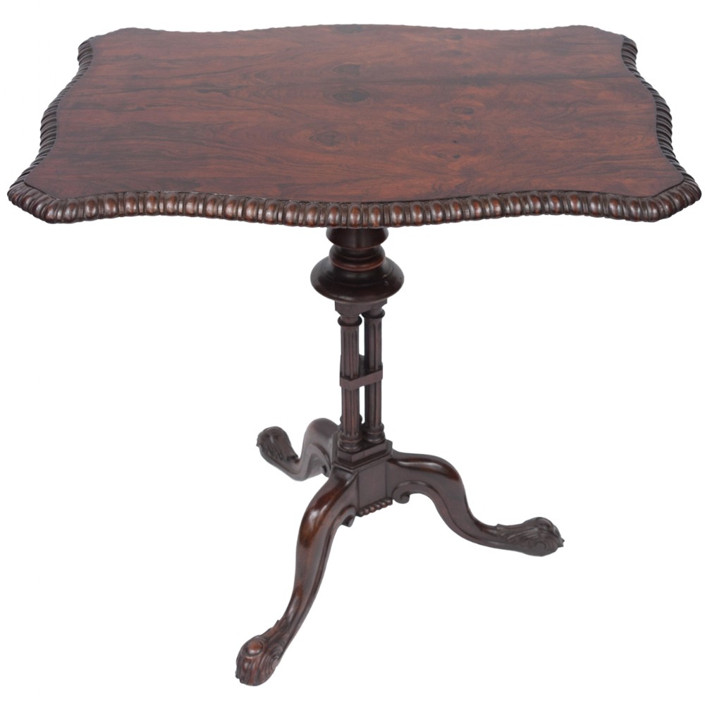 Regency Gillows Rectangular Tripod Table
