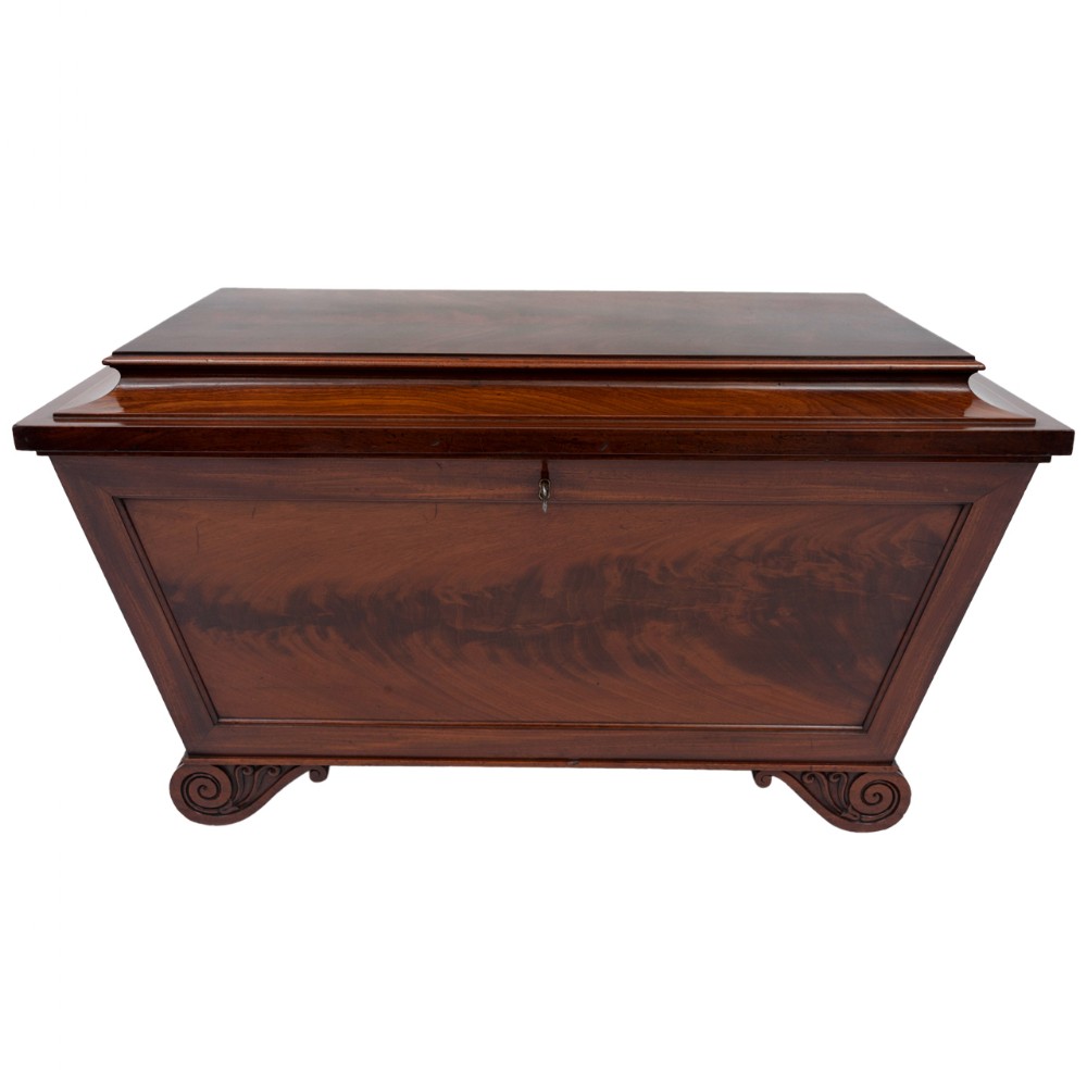 Regency Mahogany Sarcophagus Wine Cooler