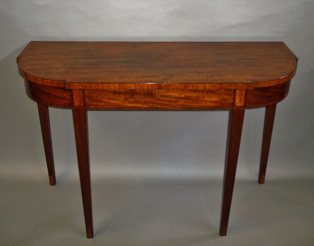 George III Sheraton Mahogany Pier Table