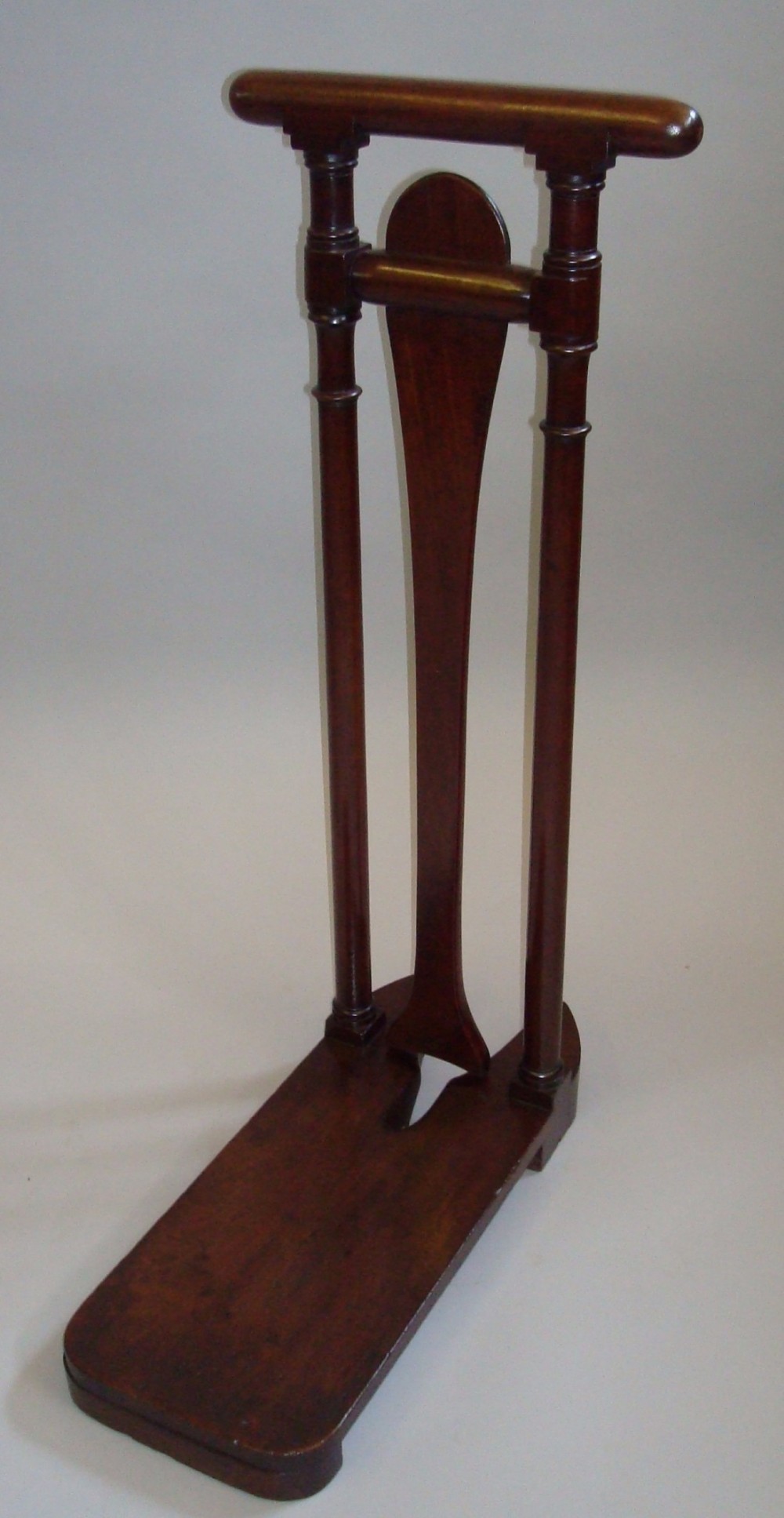 Regency Mahogany Boot Jack in the manner of Gillows