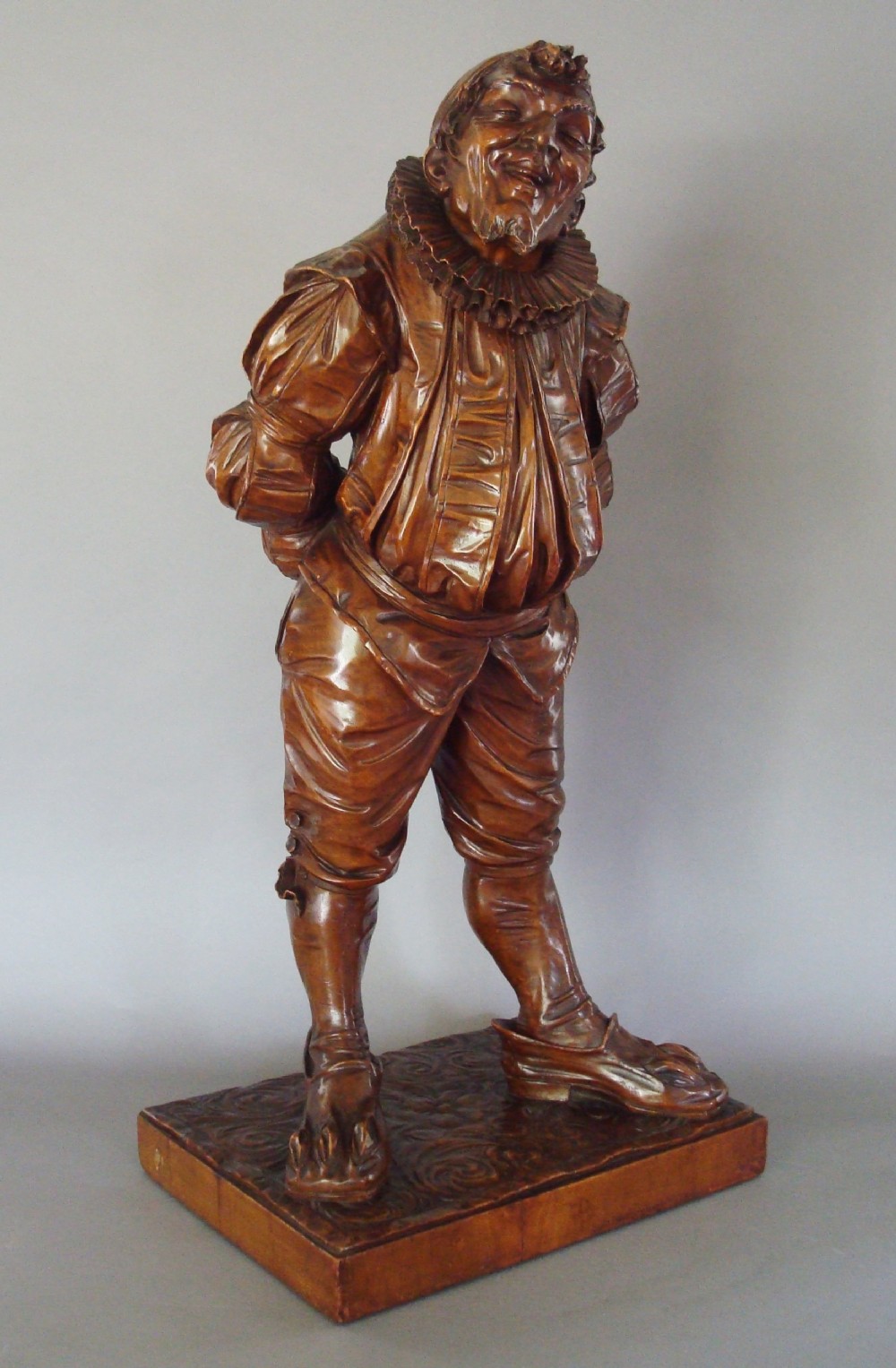 C19th Italian Carved Walnut 'Gobbo' Sculpture