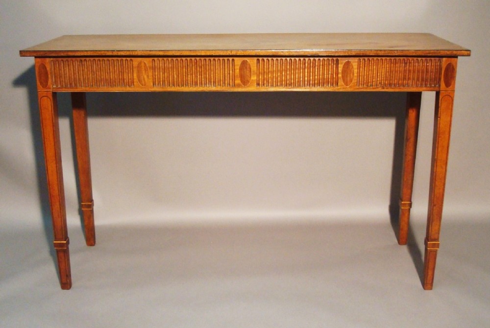 George III Mahogany Neo-Classical Console Table or Side Table