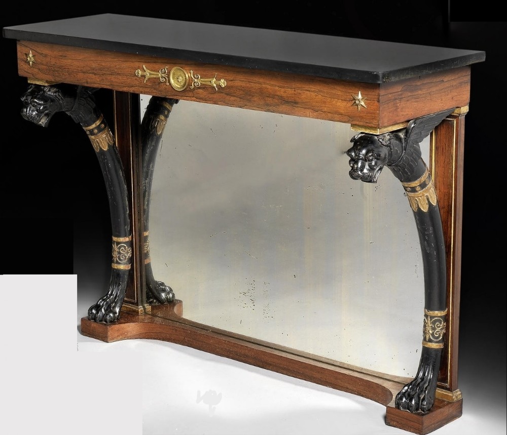 Regency Rosewood Console Table
