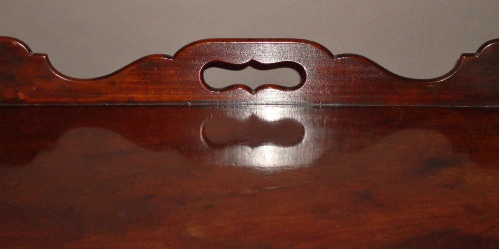 George III Mahogany Chippendale Bedside Cabinet View VII