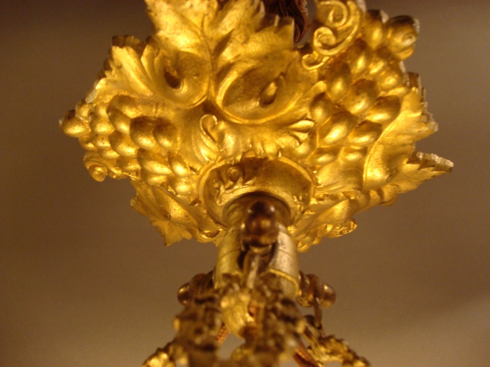 Early C20th alabaster ceiling light View VI