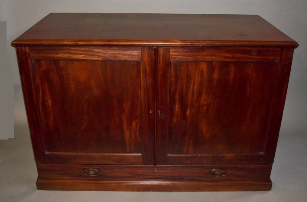 George III Mahogany Gillows Folio Cabinet View II