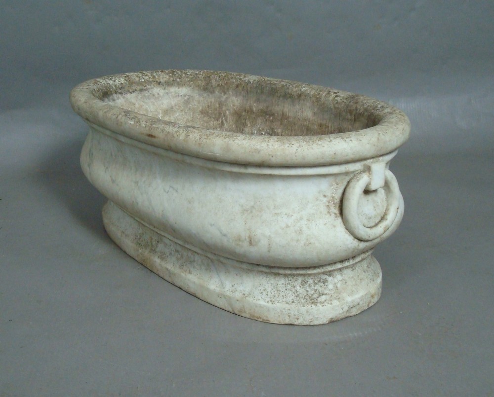 C19th Carrera Marble Cistern, Wine Cooler or Jardiniere