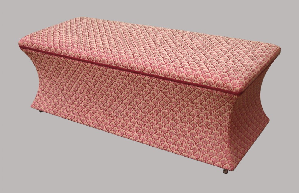 C19th Large Upholstered Ottoman
