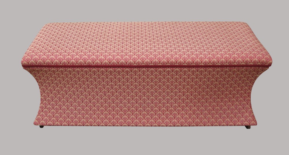 C19th Large Upholstered Ottoman View II
