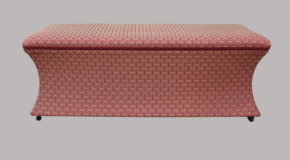 C19th Large Upholstered Ottoman View III