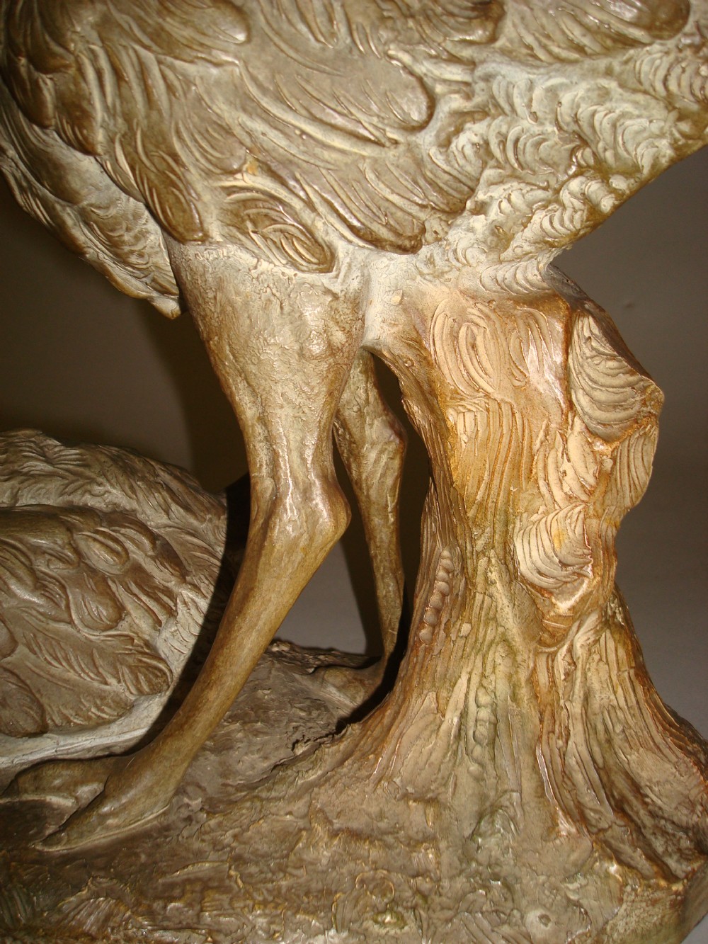 Early C20th Terracotta Ostrich Sculpture View IX