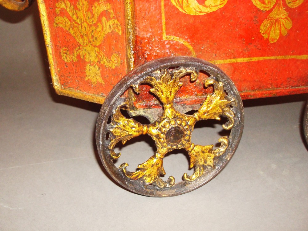Regency Painted Tole Coal Box View IX